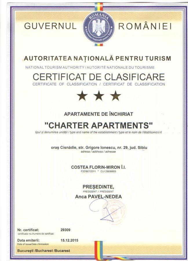 Charter Apartments Costea Sibiu Exterior foto
